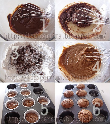 [ Muffins al Cioccolato senza Uova - ricetta passo passo ]