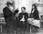 Tolstoi con i nipoti