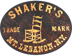 Etichetta per i mobili con il marchio registrato nel 1873.
