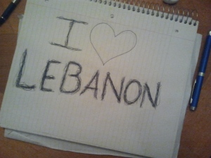 I love Lebanon