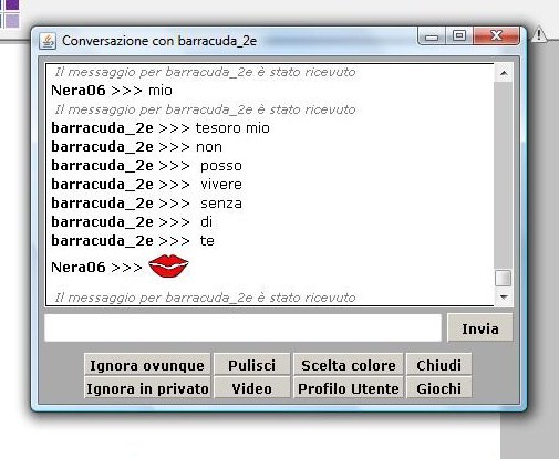 amore virtuale in chat