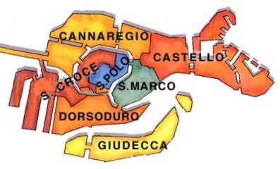 Mappa di Venezia