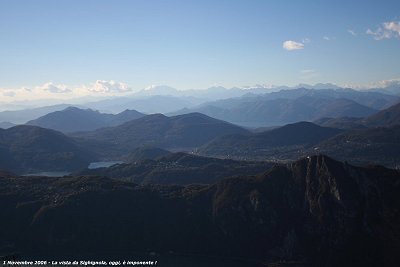 Sighignola: vista verso il Lago Maggiore
