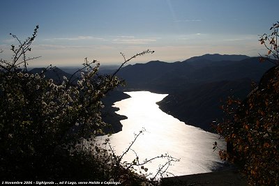 Sighignola: vista su Melide ed il Lago di Lugano