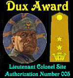 Questo sito ha ricevuto il 'DUX AWARD'