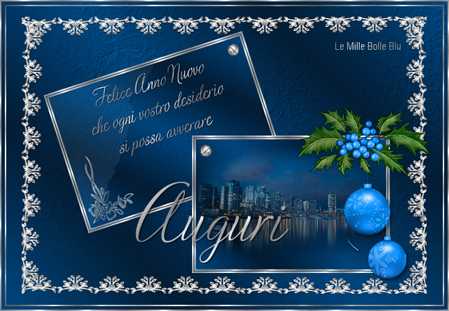 Cartolina auguri Buon Anno