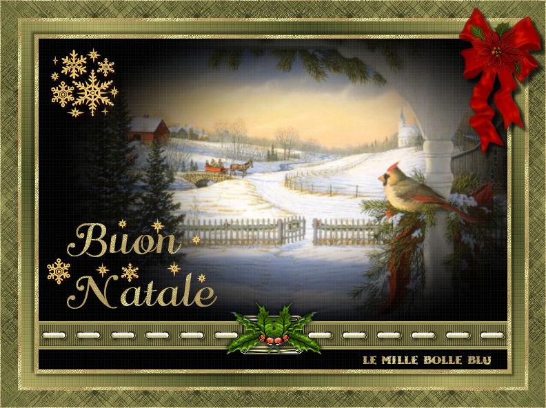 Cartolina auguri Buon Natale