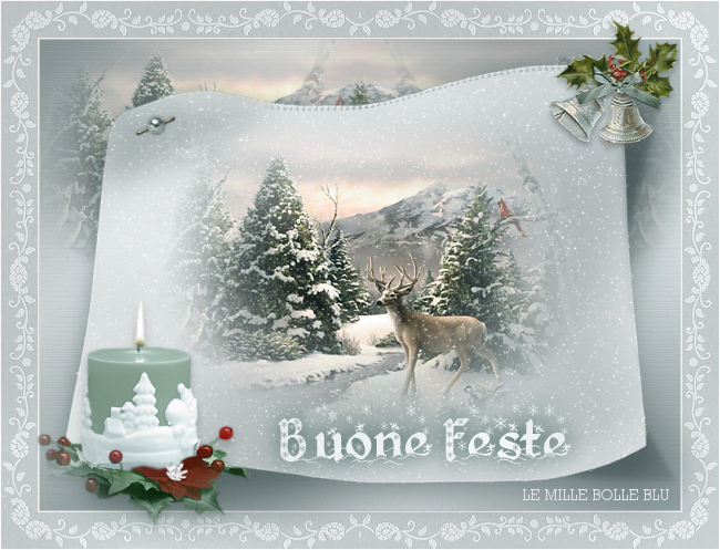 Cartolina auguri Buon Natale