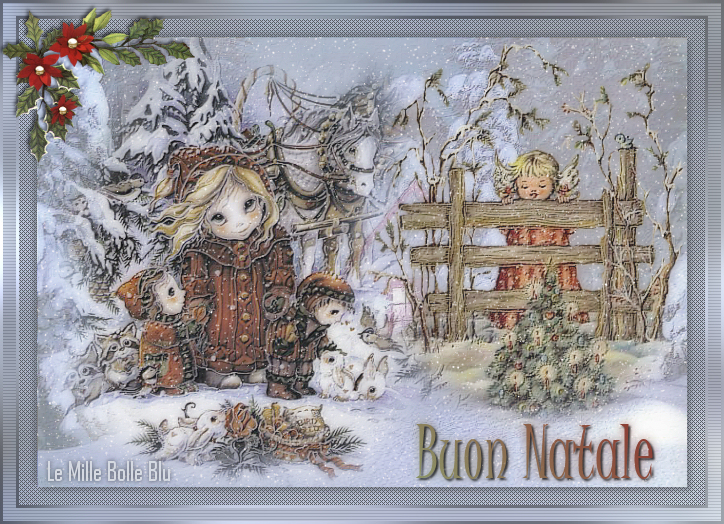 Cartolina auguri Buon Natale