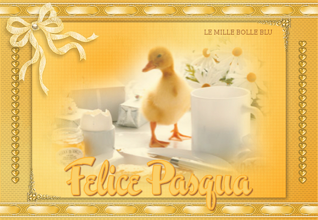 Cartolina auguri Buona Pasqua