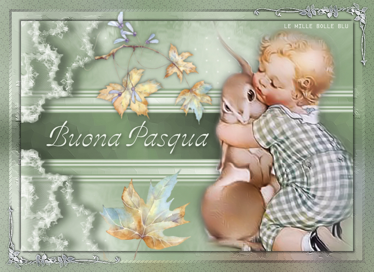 Cartolina auguri Buona Pasqua