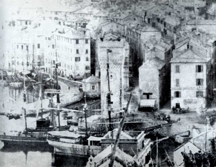 Savona - L'area portuale nel 1890 circa