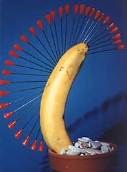Banana trafitta.