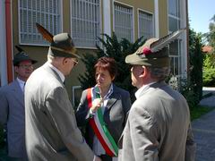Il sindaco Mandelli Irene incontra gli Alpini
