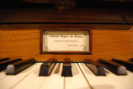 la tastiera di Italo Romoli: si legge l'anno della riforma (1905)