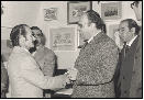 1976 - Il Sen. Pietro Mezzapesa Inaugura una Personale dell'artista presso la Pro - Loco di Conversano (Ba)