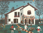 Casetta in campagna - Olio su tela - 1983