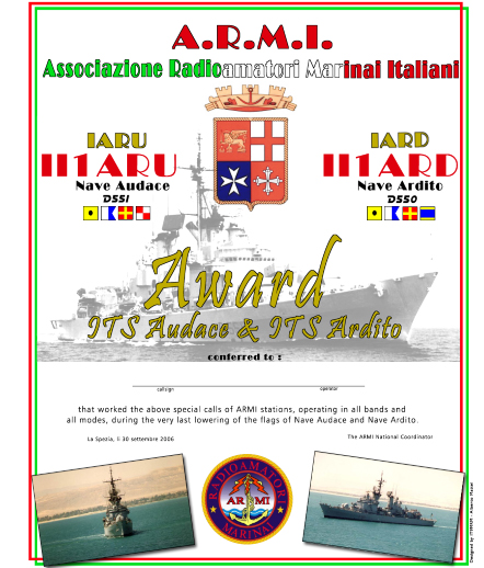 Award IARU & IARD