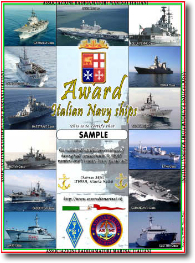 Italian Navy Ships Award