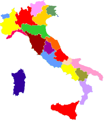 Cartina d'Italia 