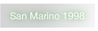 San Marino 1998.