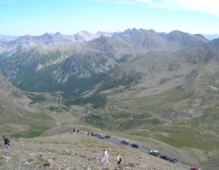 Panorama da Cime de la Bonette 2862 m slm