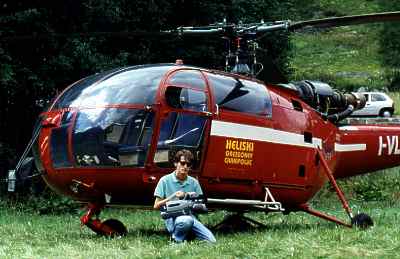 Prima di un volo sul Monte Rosa - Agosto 1997