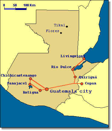 Guatemala - il viaggio