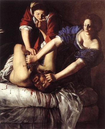 Giuditta che uccide Oloferne - Artemisia Gentileschi