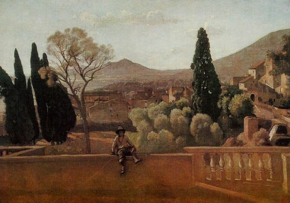 Tivoli da Villa D'este - Corot 1843