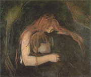 Il Vampiro - Edward Munch