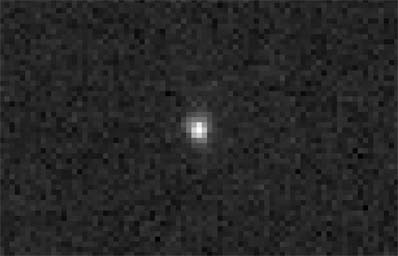 At a distance of over 8 billion miles, Sedna is so far away it is reduced to one picture element (pixel) in this image taken in high-resolution mode with Hubble's Advanced Camera for Surveys.