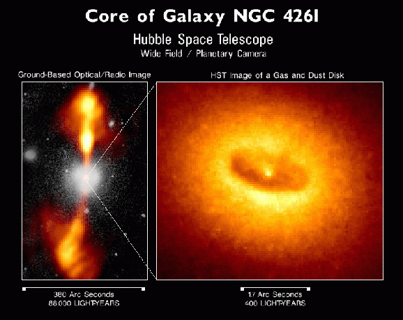 Core of Galaxy NGC4261