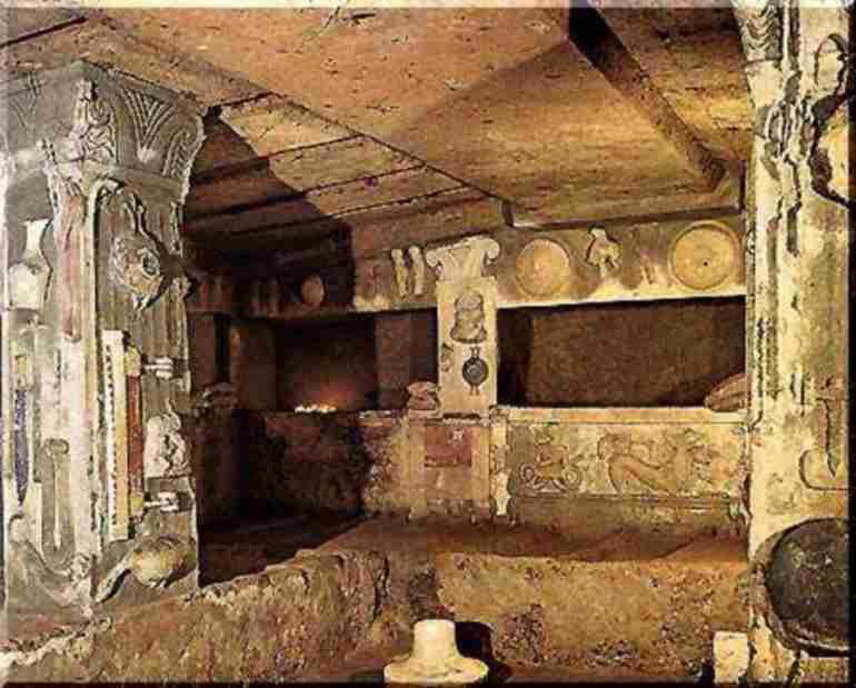 Tomba dei rilievi - Necropoli di Cerveteri