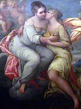 Il bacio della Giustizia e della Pace. Brescia, pinacoteca Tosio-Martinengo (foto G. Dall'Orto).