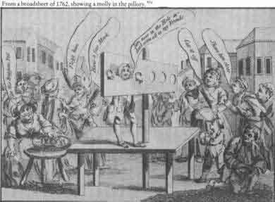 Un ''molly'' inglese alla gogna [1752]