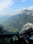Scendendo da Barricata verso Grigno: lo splendido panorama sula Valsugana!