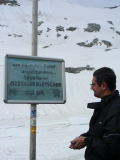 Gletscher Strasse: il piazzale a 2800 metri sul ghiacciaio