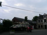 La Gleize Tank Tigre in Rue de l'Eglise accanto al Museo del 44