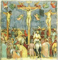 >>La crocifissione di Altichiero da Verona nell'oratorio san
 Giorgio