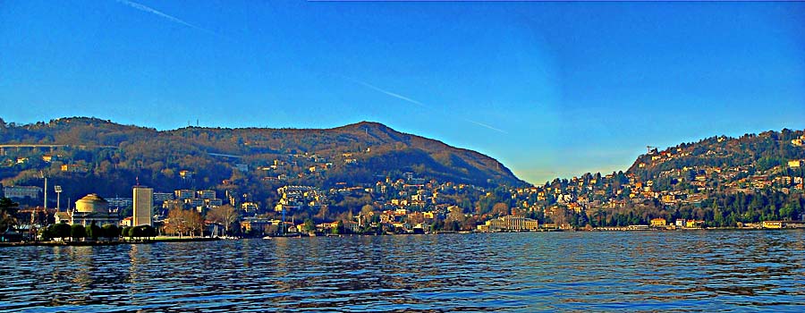 Como, il lago dal Lungo Lago Trieste