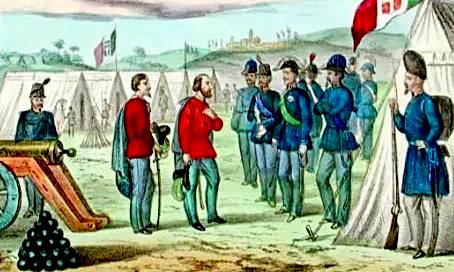 Garibaldi chiede di conferire con Carlo Alberto a Roverbella