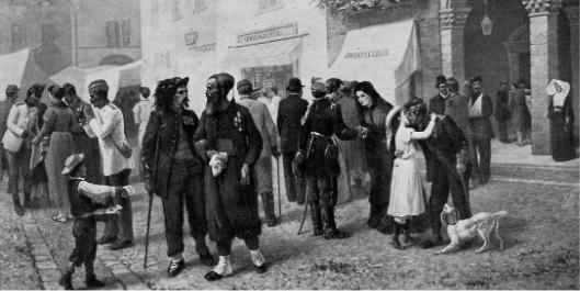 C. Ademollo: feriti italiani e francesi del 1859