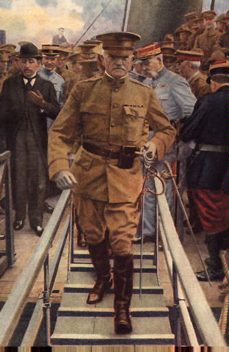 Il generale americano Pershing comandante supremo in Europa