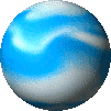 TERRESTRIAL GLOBE WITH MOVEMENT CLOUDS, TRANSPARENT BACKGROUND, ANIMATION GIF