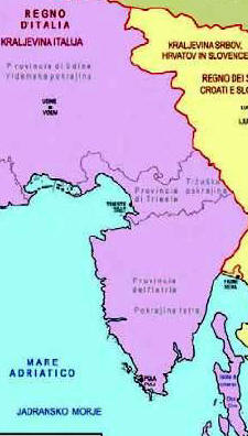 Istria, Trieste e Gorizia dopo il 1920