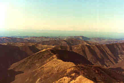 Panorama sul monte Buio dall'Antola