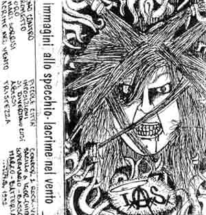 Cover del demo degli I. A. S., Lacrime Nel Vento (1992)