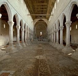 Navata centrale della Basilica di Aquileia (XI sec.)