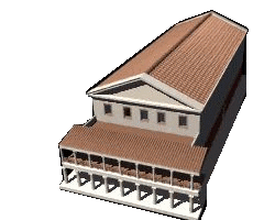 La Basilica di Aquileia nel IX sec. (ricostruzione).